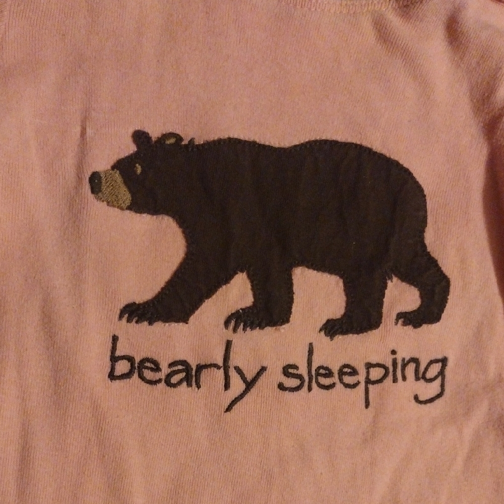 Hatley Pink and Brown Bear Bodysuit - Picture 2 of 8